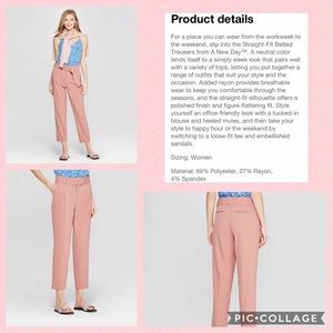 Women’s Slim Fit Belted Trouser